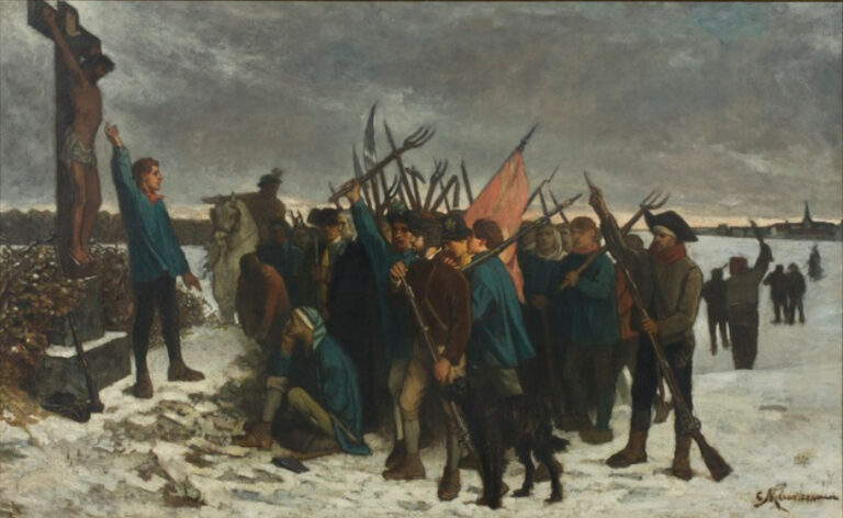 Wikimedia Commons: Constantin Meunier, 'Episode from the War in the Vendée.'